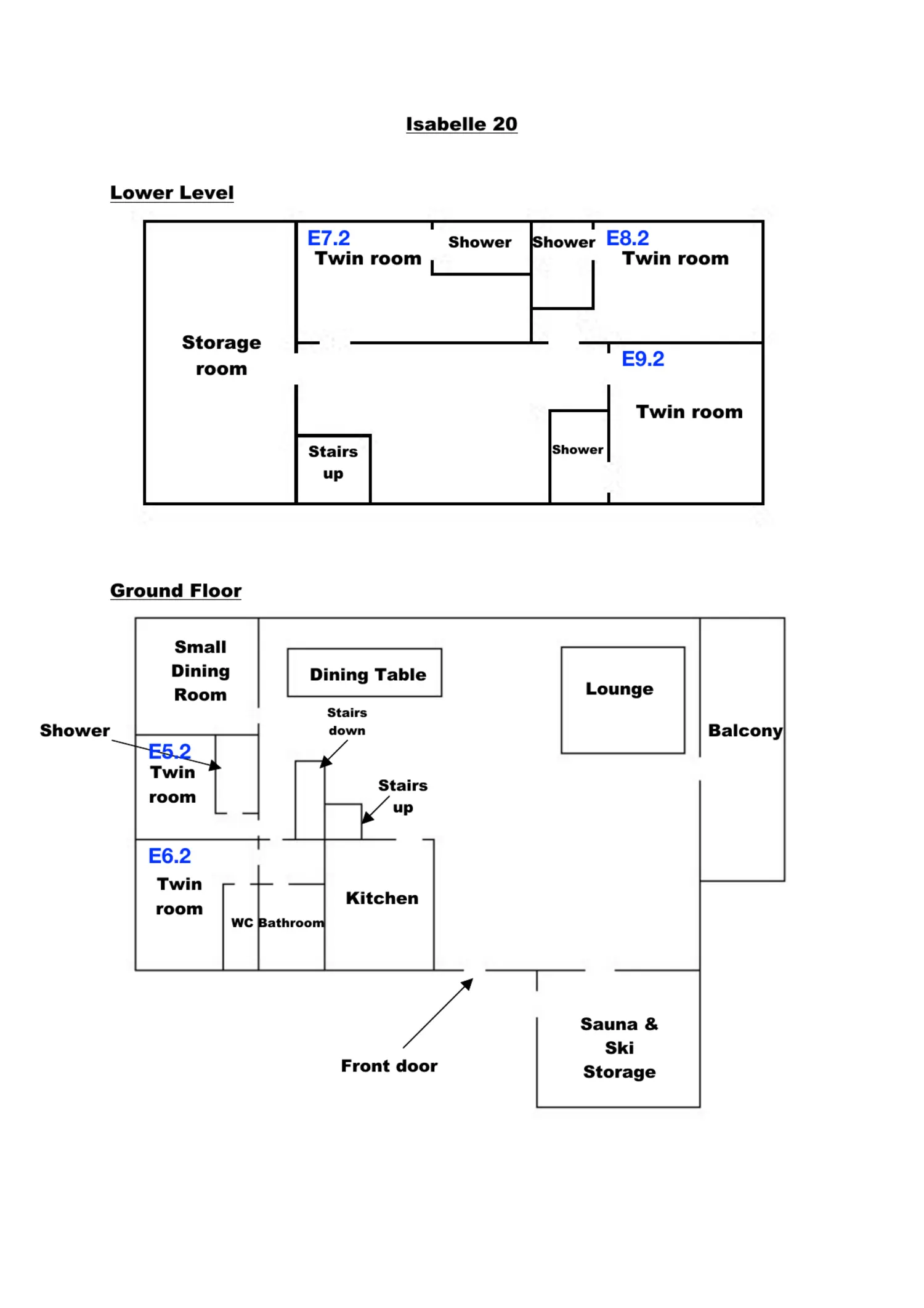 Edelweiss — floor plan 1
